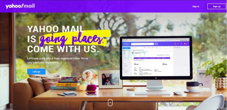 Membuat email Yahoo di browser desktop