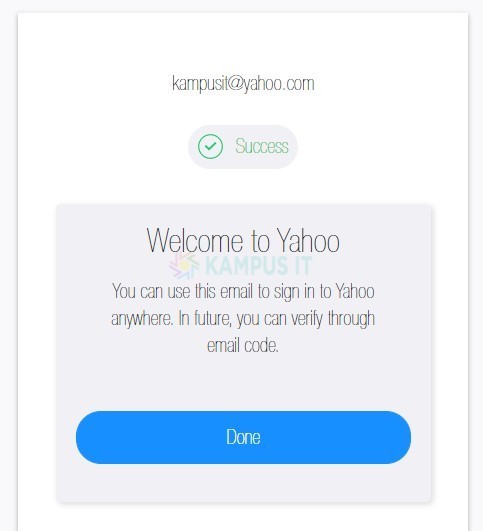 Membuat Email Yahoo melalui Browser Desktop