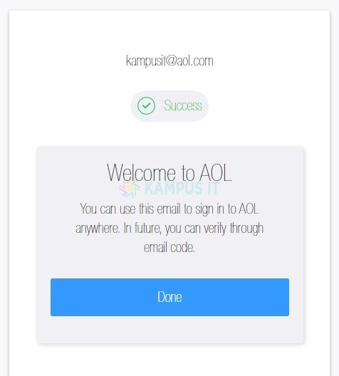 mendaftar dan membuat email AOL