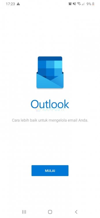 Cara membuat email Outlook di HP Android