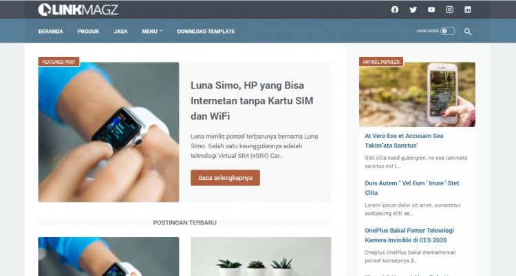 LinkMagz Template Blogger SEO Mas Sugeng