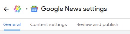 Google News Settings