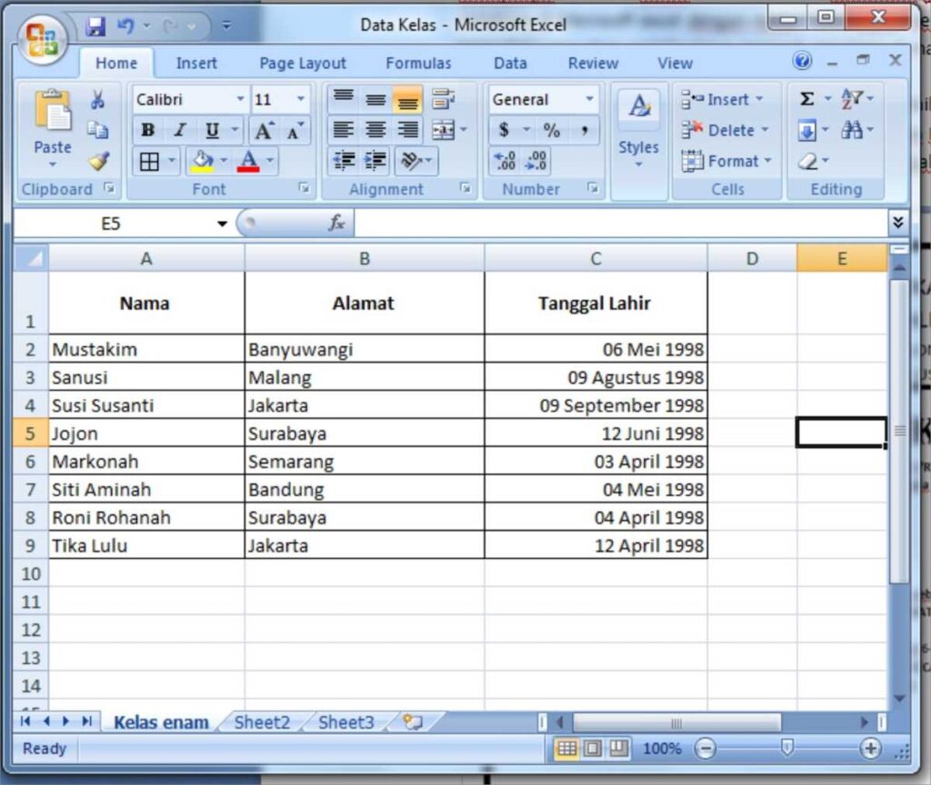 Cara Mailing Excel ke Word (Semua Versi) Paling Cepat